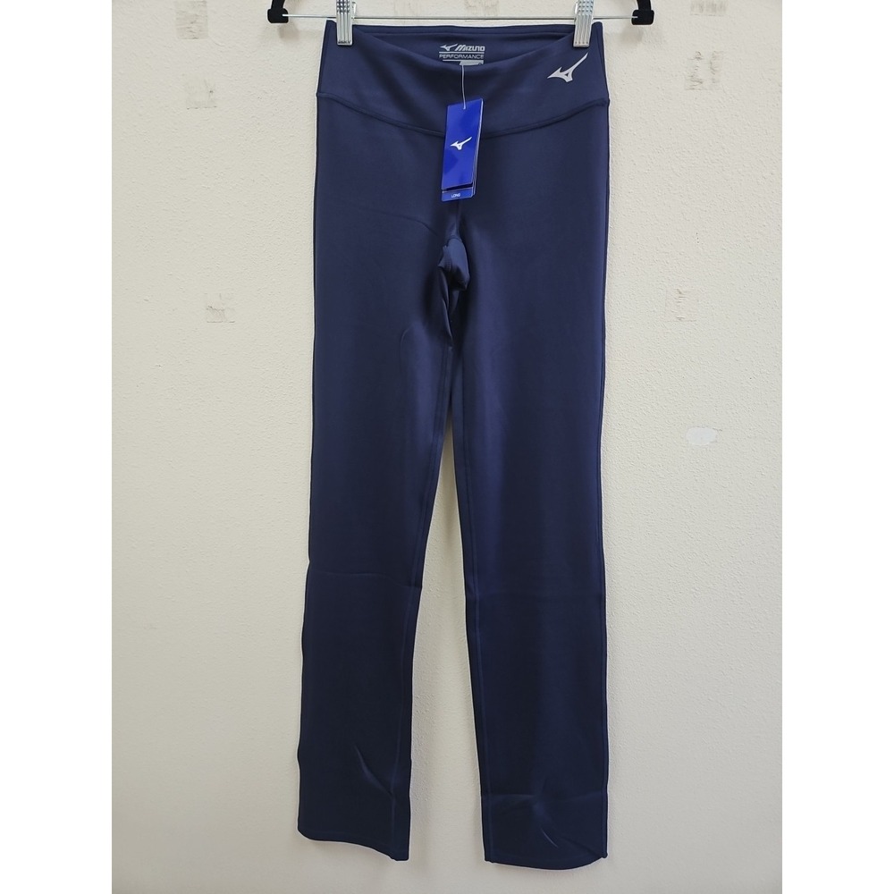 Mizuno Performance Pants Womens Small Long Yoga  Athletic Training Stretch  NWT